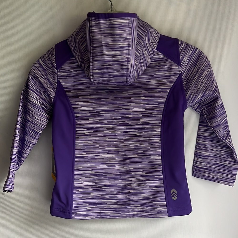 Free Country Girls Jacket Softshell Purple Space Dye 5/6 - Picture 15 of 16